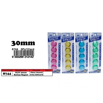 8744 Kijo 30mm Whiteboard Magnet Button